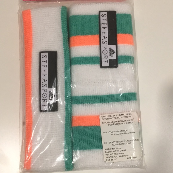 📌HOST PICK ADIDAS StellaSport Head/Wrist Band Set - Picture 4 of 4